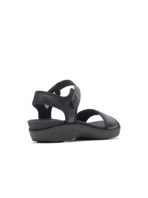 Sandalias Dorri Qtr Strap  Black Leather