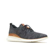 Zapato Casual Advance Knit Laceup -Black
