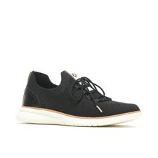 Zapato Casual Advance Knit Laceup -Black