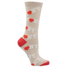 Calcetines st nyc para mujer color beige