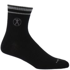 Calcetines co men body quarter para hombre color negro
