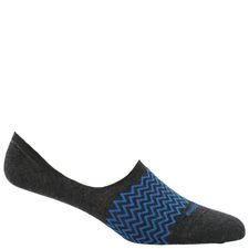 Calcetines zigzag para hombre color charcoal