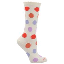 Calcetines st circle para mujer color crema