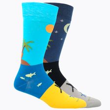 Calcetines dif palm para hombre multicolor