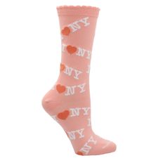 Calcetines st nyc para mujer color rosa