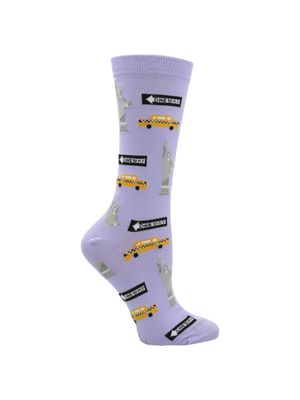 Calcetines statue para mujer color morado