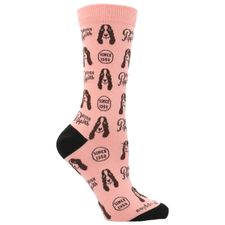 Calcetines basset para mujer color rosa