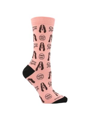 Calcetines basset para mujer color rosa
