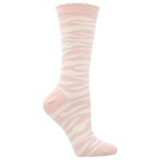 Calcetines st zebra para mujer color rosa