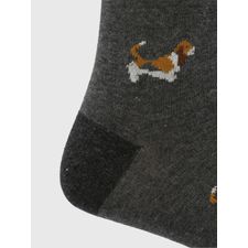 Medias V24H C Cuff Basset Para Hombre