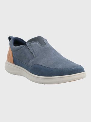 Zapato Casual Cuero Robson Azul para Hombre Hush Puppies