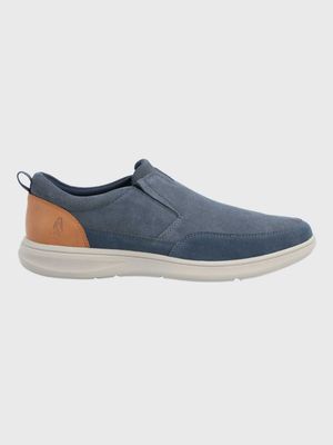 Zapato Casual Cuero Robson Azul para Hombre Hush Puppies